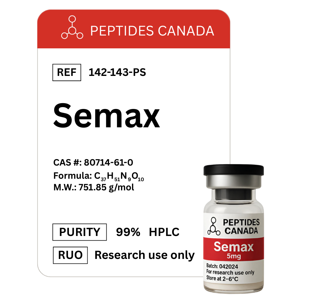 Semax Nootropic. Powerful nootropic for intense focus and mental clarity.