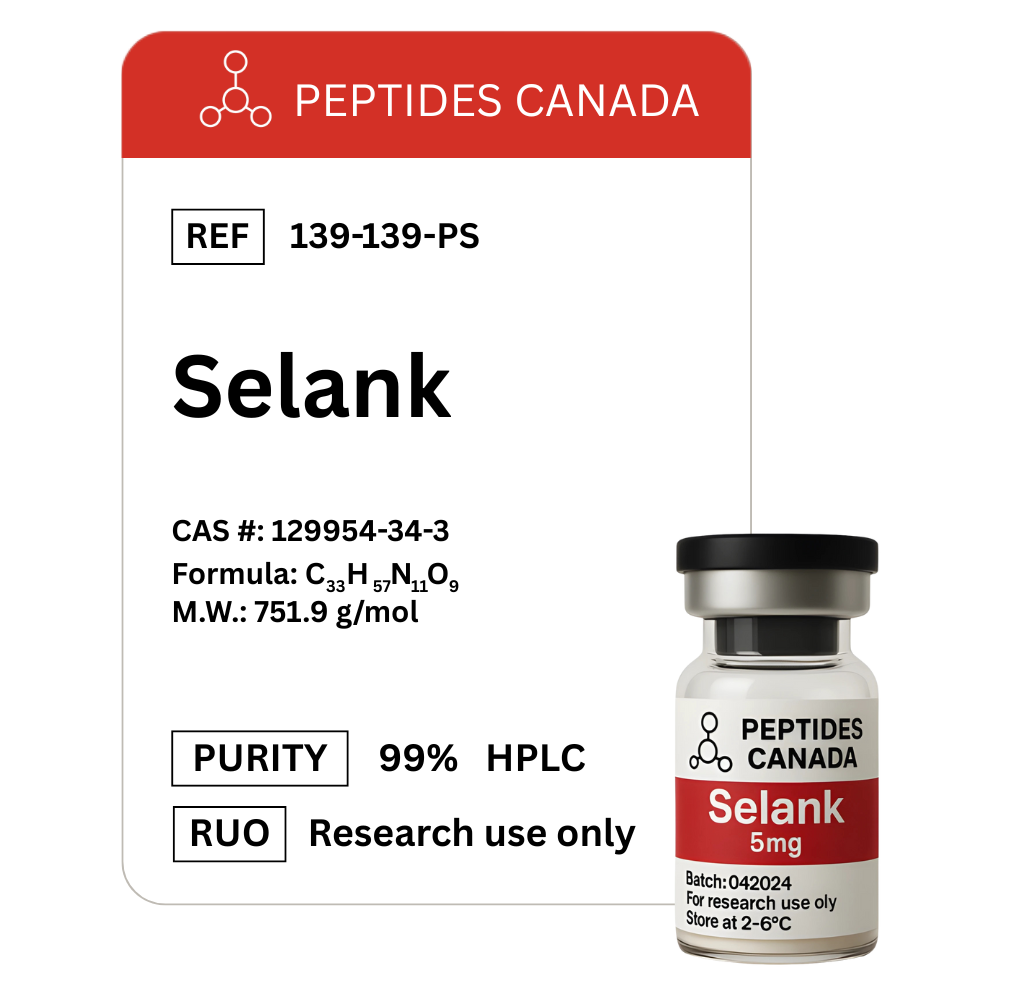 Selank Nootropic Peptide - 5mg