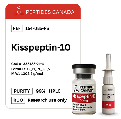 Kisspeptin-10. Key peptide that initiates the body's hormonal cascade for reproduction.