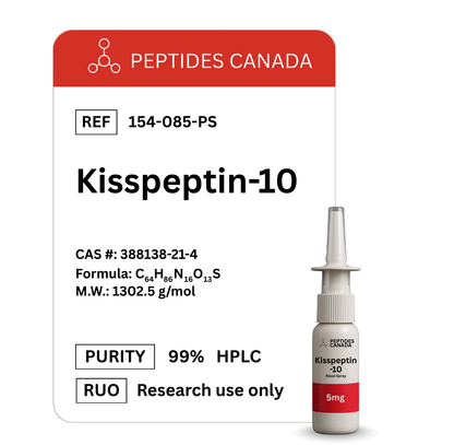 Kisspeptin-10. Key peptide that initiates the body's hormonal cascade for reproduction.
