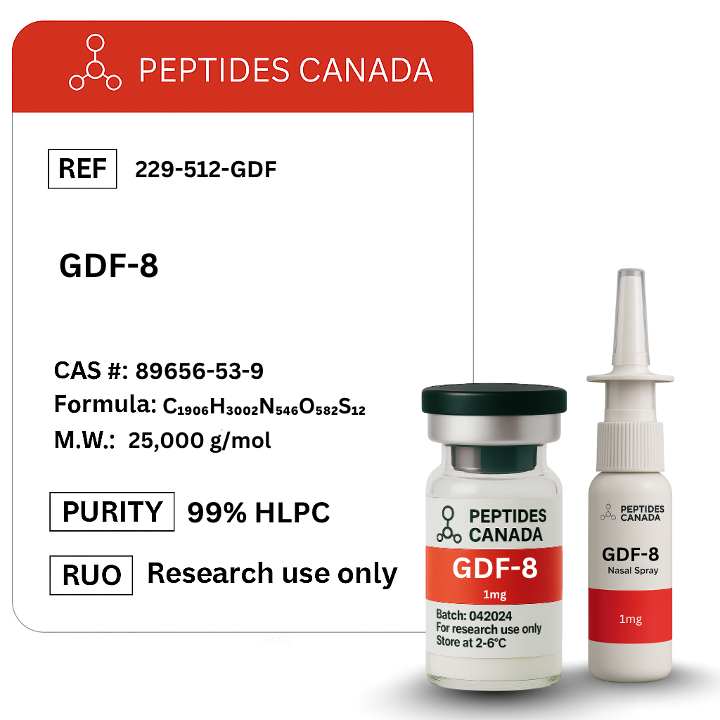 GDF-8 1mg. The protein that inhibits muscle growth; for research purposes only.
