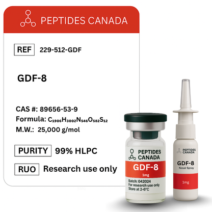 GDF-8 1mg. The protein that inhibits muscle growth; for research purposes only.