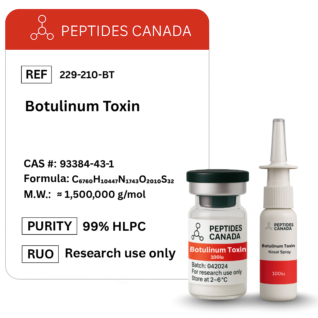Botulinum Toxin 100iu. The cosmetic standard for reducing dynamic wrinkles.
