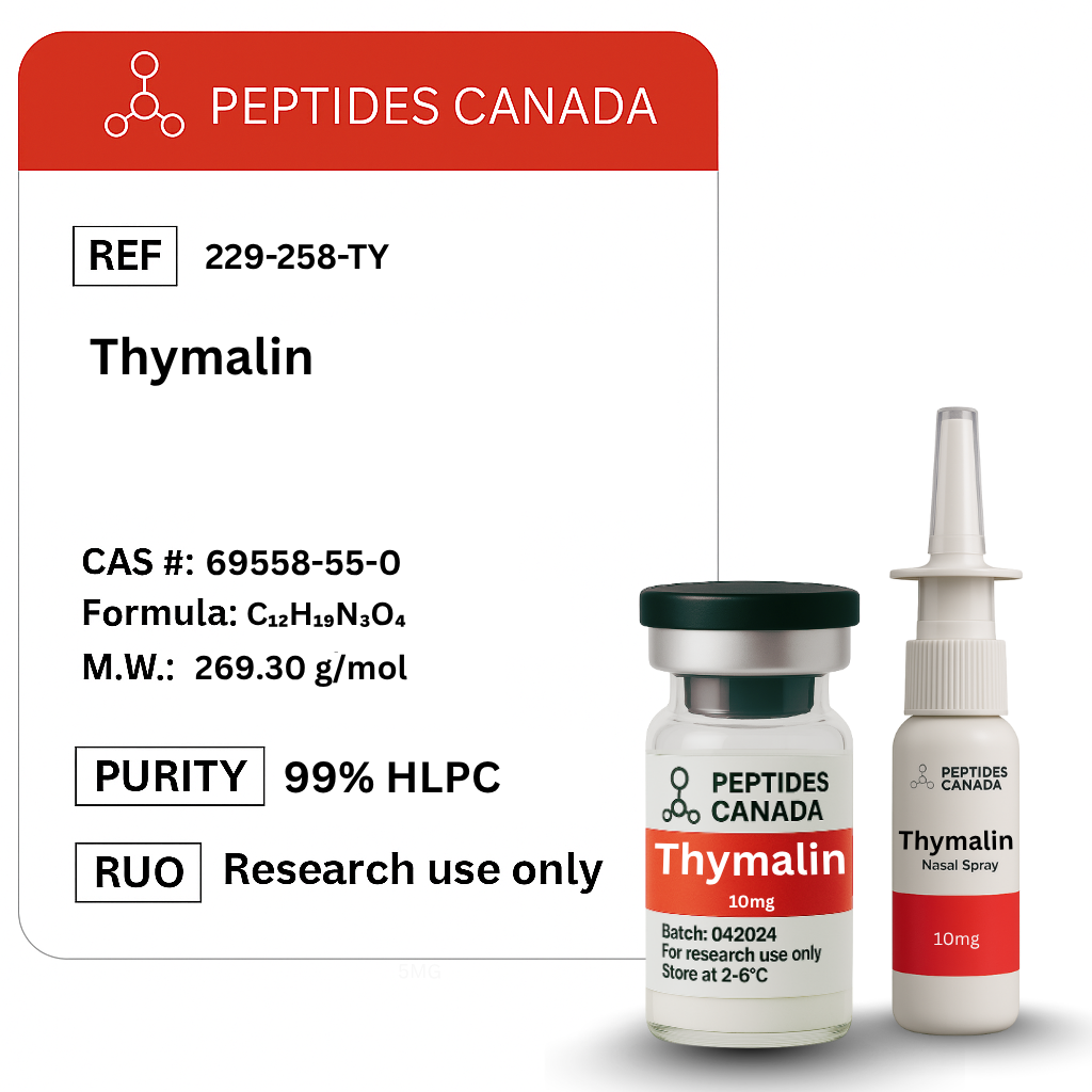 Thymalin 10mg. A thymus preparation studied for restoring immune function.