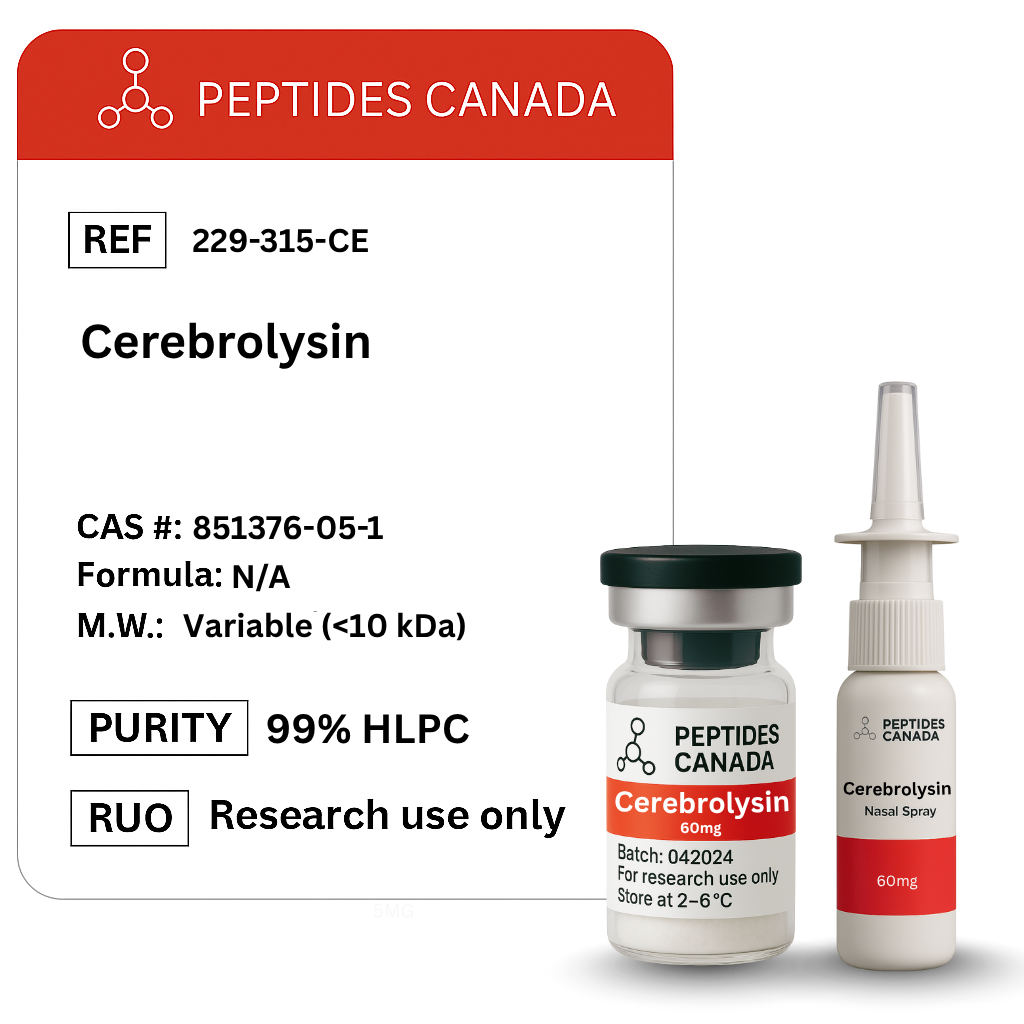 Cerebrolysin 60mg. Neurotrophic compound for comprehensive brain repair and support.