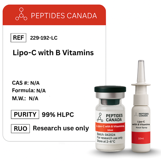 Lipo-C with B Vitamins 10ml. Lipotropic injections to aid fat metabolism.