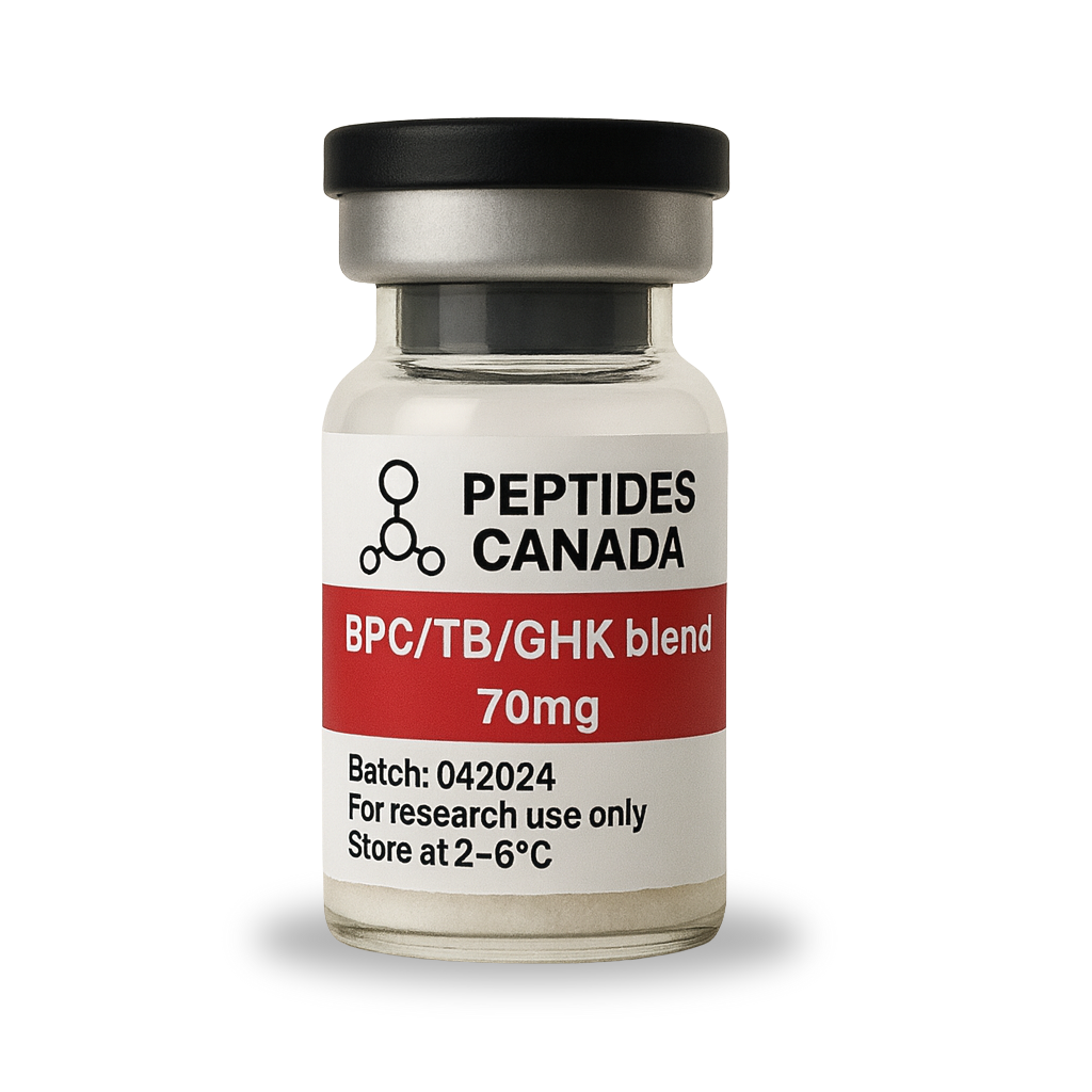 BPC-157 + TB-500 + GHK-Cu Peptide Blend - 70mg Total