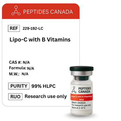 Lipo-C with B Vitamins 10ml. Lipotropic injections to aid fat metabolism.
