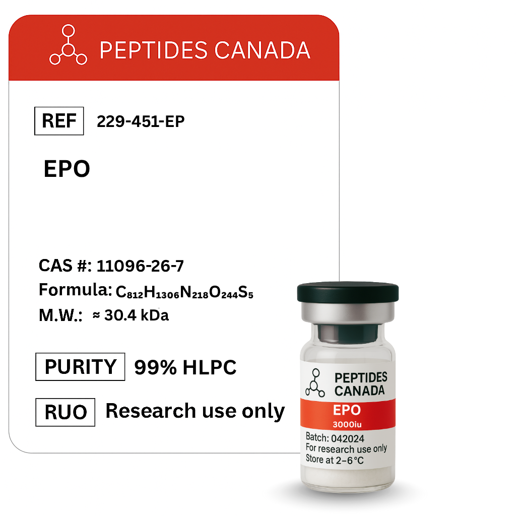 EPO 3000iu. Boosts red blood cell count for radically improved endurance and stamina.