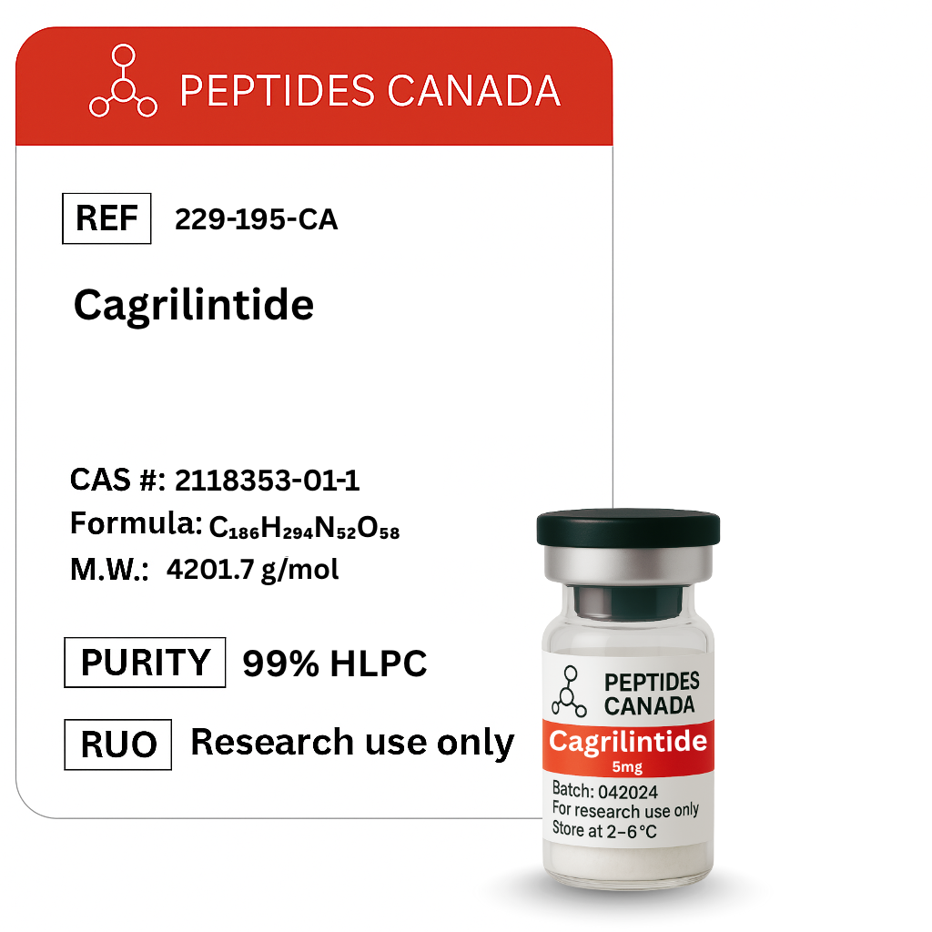 Cagrilintide. A long-acting amylin analogue studied for weight loss.