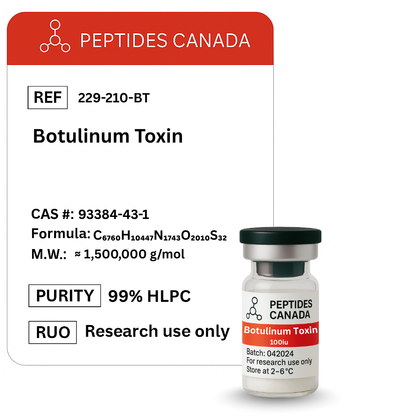 Botulinum Toxin 100iu. The cosmetic standard for reducing dynamic wrinkles.