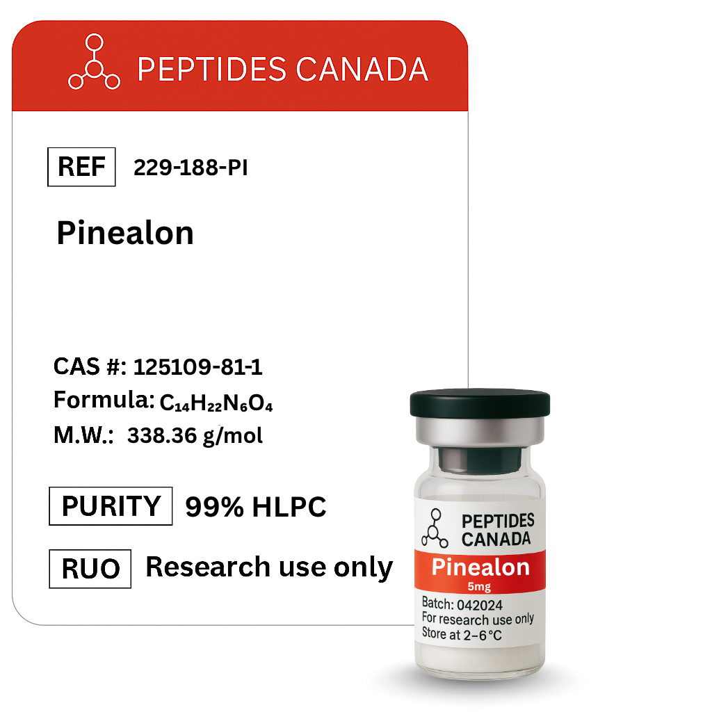Pinealon: Peptide Bioregulator for supporting brain cell health.