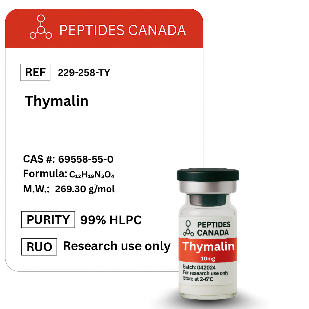 Thymalin 10mg. A thymus preparation studied for restoring immune function.