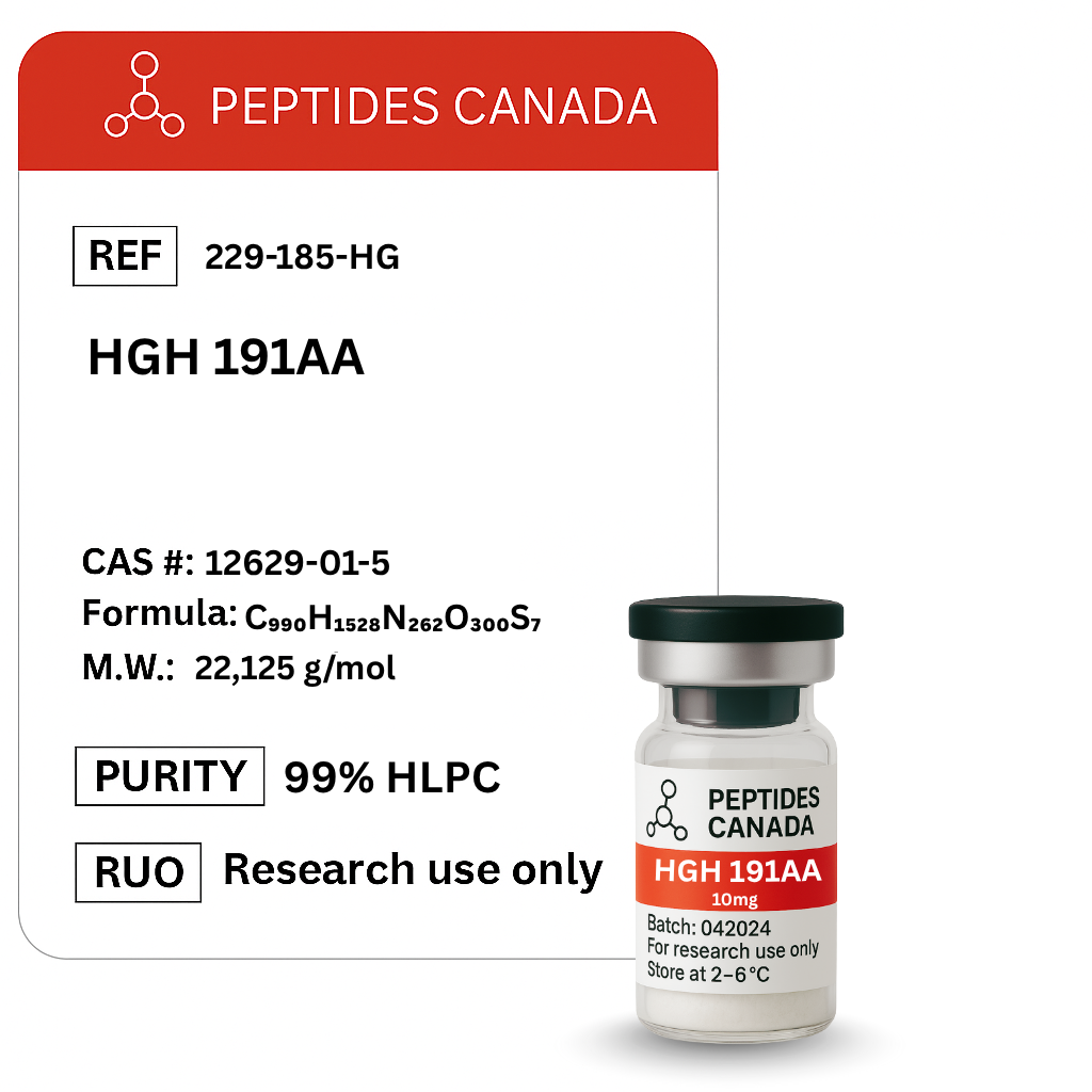 HGH 191AA (Somatropin) The foundational hormone for overall growth, recovery, and body composition.