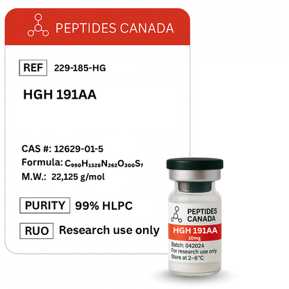 HGH 191AA (Somatropin) The foundational hormone for overall growth, recovery, and body composition.