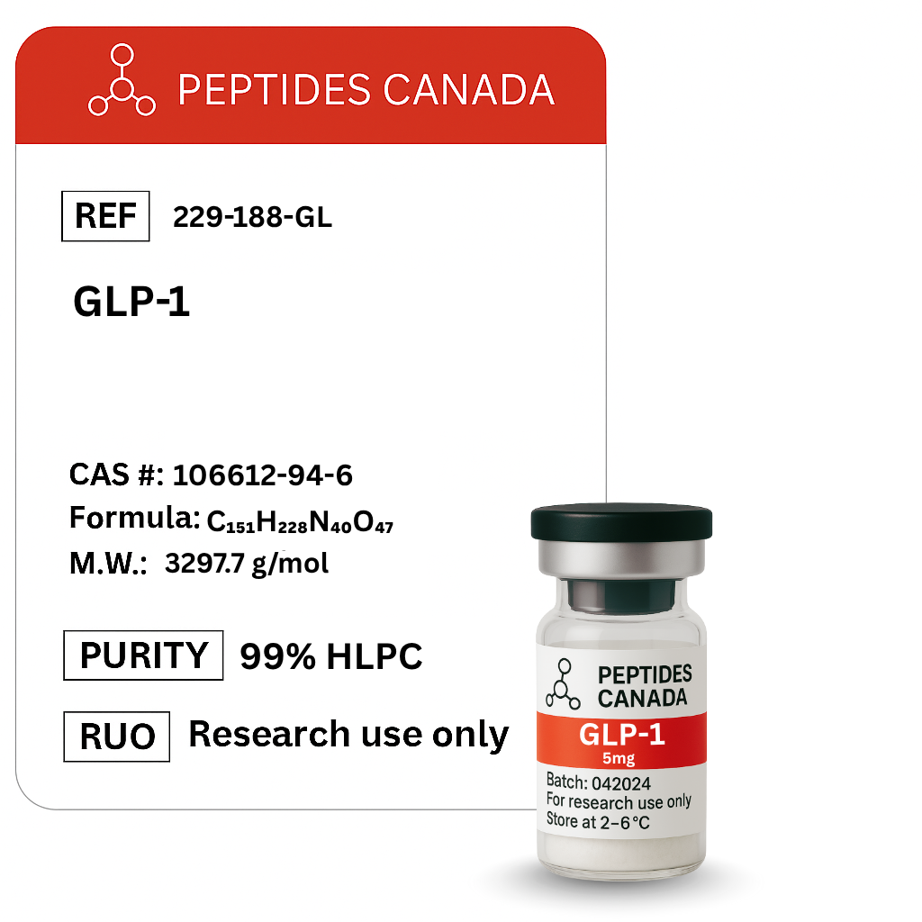 GLP-1 5mg. The base hormone for regulating appetite and blood sugar.