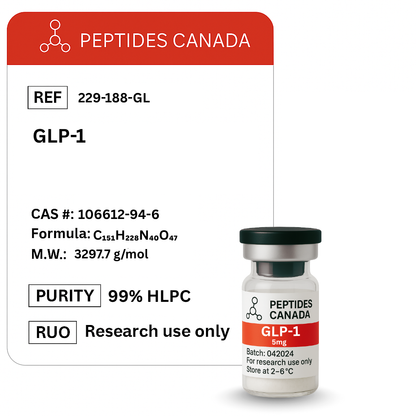 GLP-1 5mg. The base hormone for regulating appetite and blood sugar.