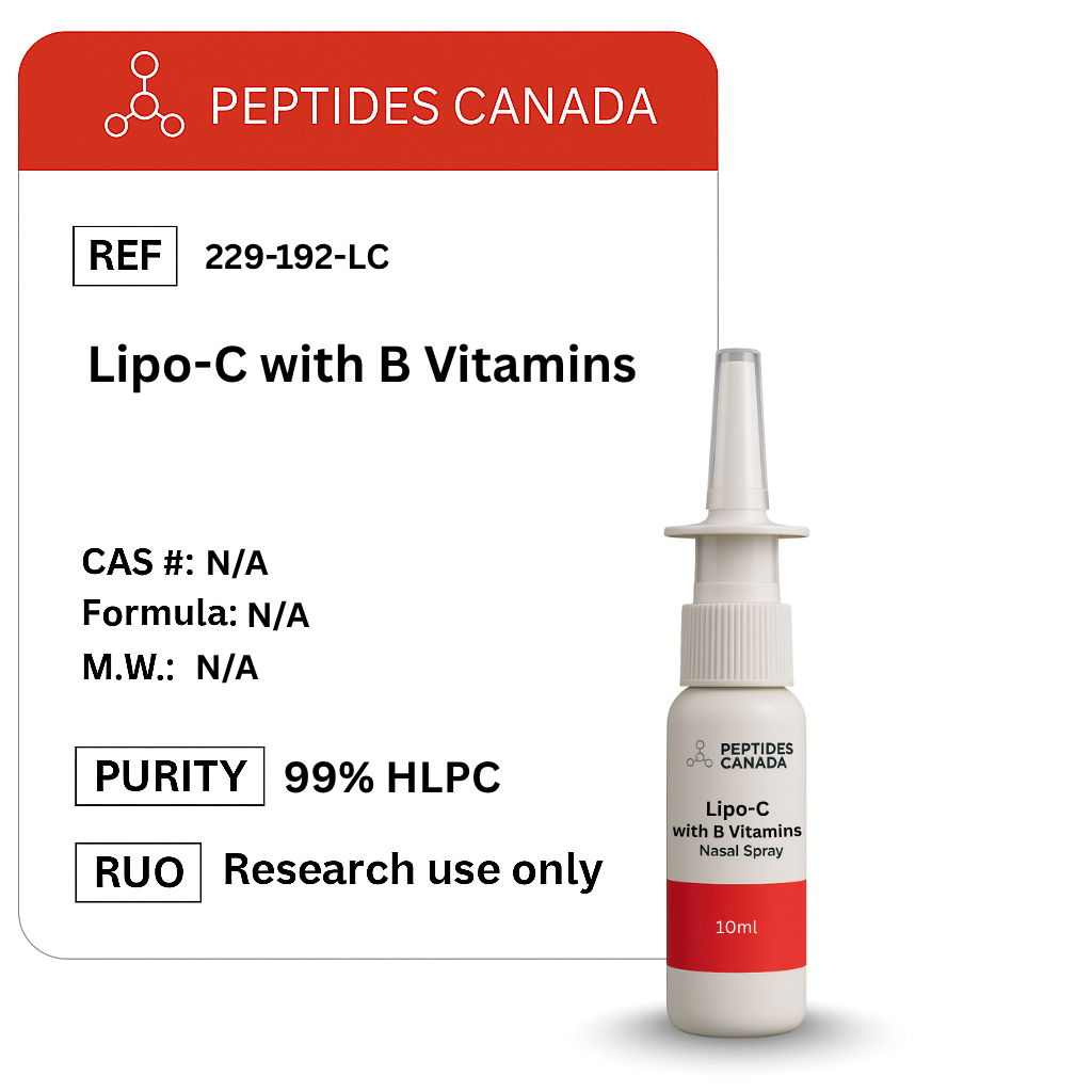 Lipo-C with B Vitamins 10ml. Lipotropic injections to aid fat metabolism.