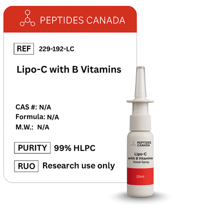 Lipo-C with B Vitamins 10ml. Lipotropic injections to aid fat metabolism.
