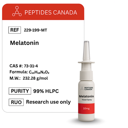Melatonin 10mg. The primary hormone that regulates the sleep-wake cycle.