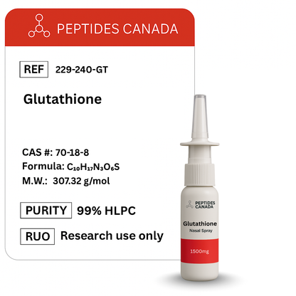 Glutathione 1500mg. The body's master antioxidant for brighter skin and detoxification.
