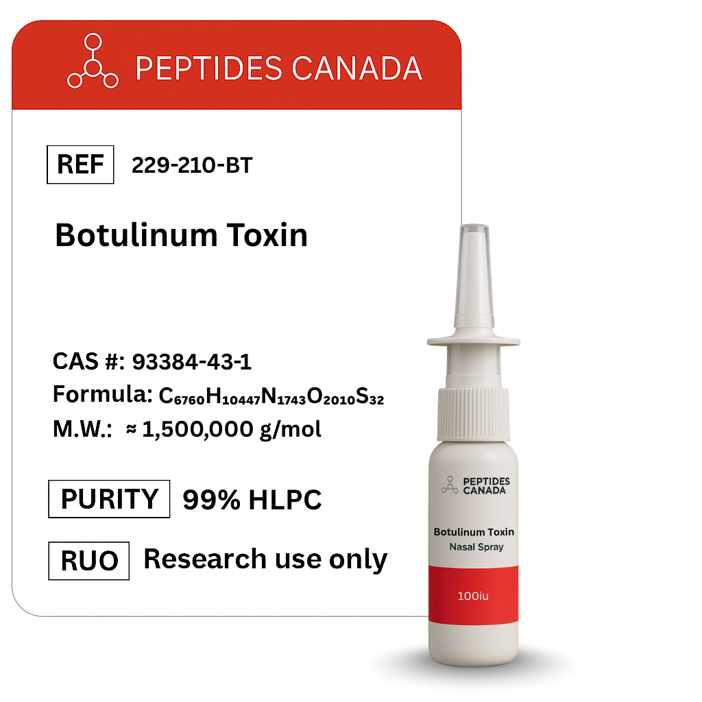 Botulinum Toxin 100iu. The cosmetic standard for reducing dynamic wrinkles.