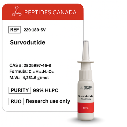 Survodutide 10mg. Dual-action peptide for weight management and liver health.