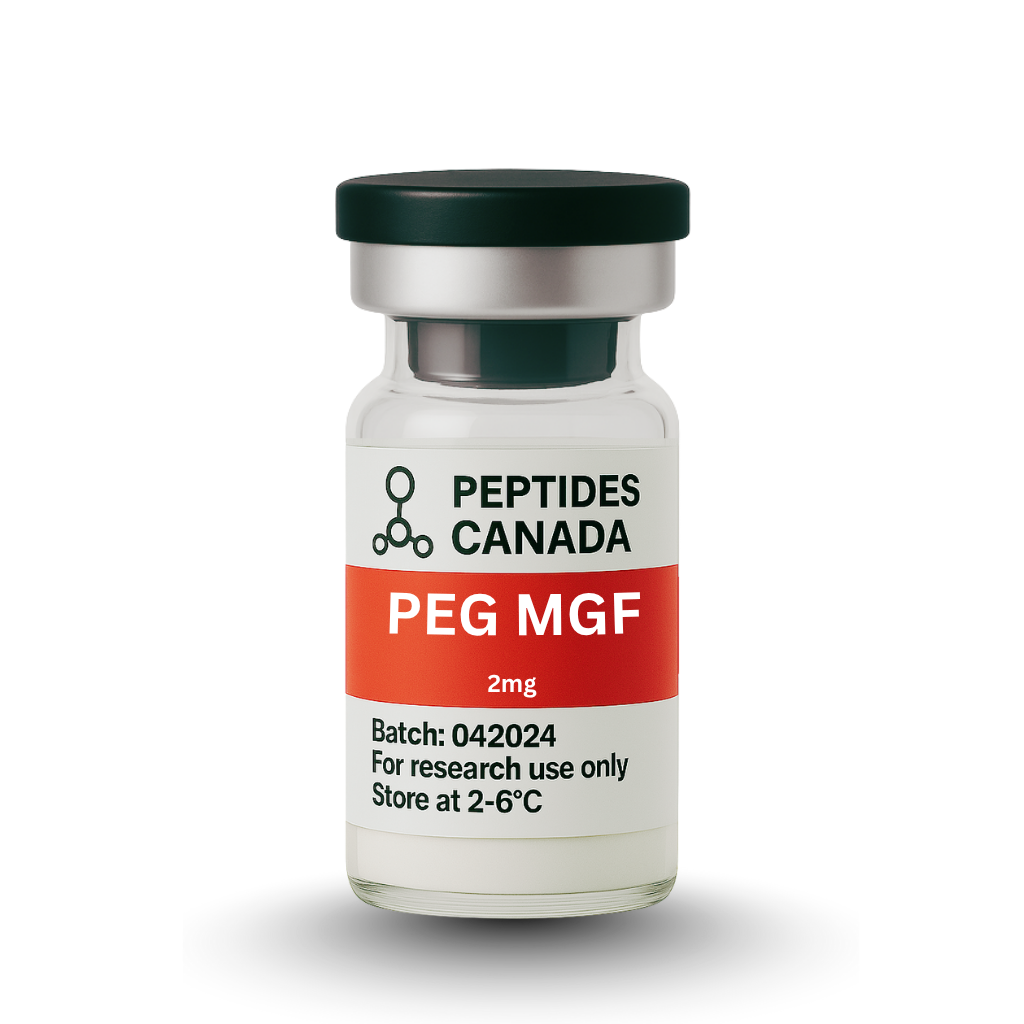 PEG MGF 2mg. A pegylated (longer-acting) version of MGF.