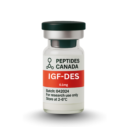 IGF-DES 0.1mg. Potent, shorter-acting variant of IGF-1.