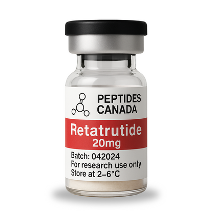 Retatrutide Triple Agonist - 20mg. Next-generation triple-agonist for aggressive fat loss and metabolic optimization.