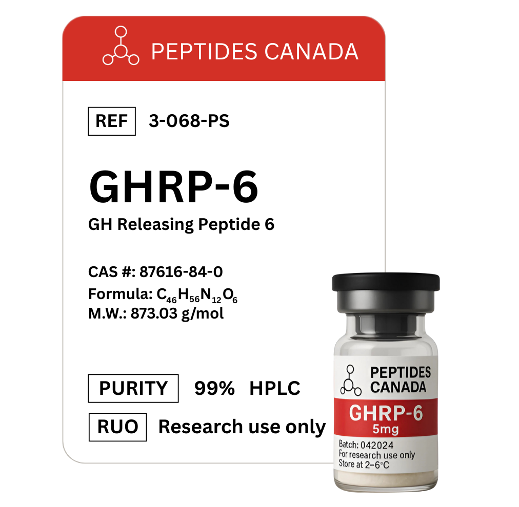 GHRP-6 Growth Hormone Releasing Peptide - 5mg