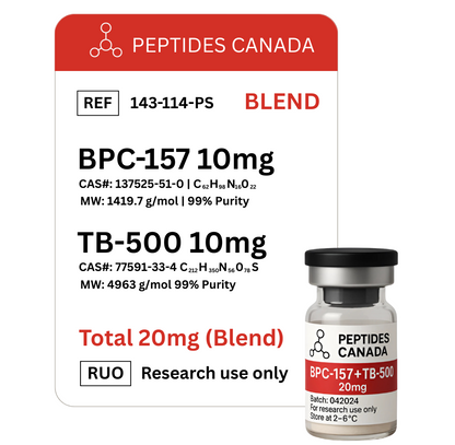 BPC-157 + TB-500 Peptide Blend - 20mg Total