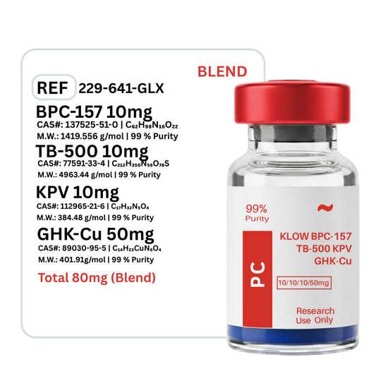 ghk cu bpc 157 tb 500 kpv ghk-cu bpc-157 + tb-500 for acl recovery post-surgery studies 2023-2025 Unlocking the Power of Peptides: KLOW Blend - KPV, GHK-Cu,