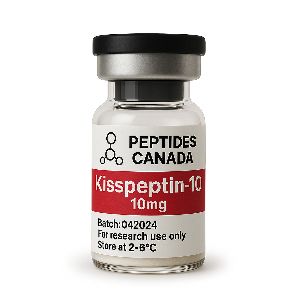 Kisspeptin-10. Key peptide that initiates the body's hormonal cascade for reproduction.